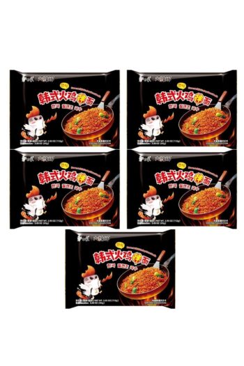 Kore Usulu Hindi Aromalı Erişte ( Korean Style Hot Turkey Flavor Instant Noodle ) - 112g X 5 Adet